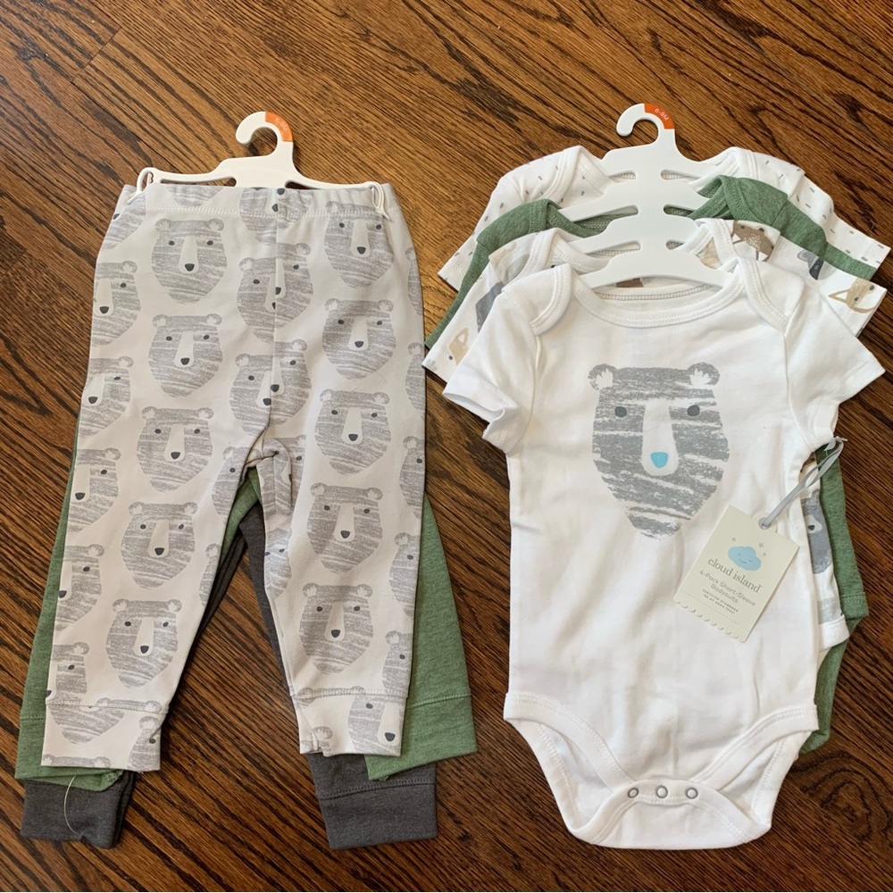 Cloud Island Baby Mix and Match Sets size 6-9 month NWT, OEKO-TEX
